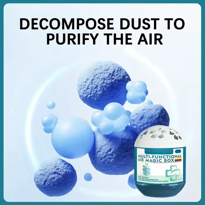 Purificateur d'air Air Magic Box - Éliminateur de poussière et d'odeurs multifonctionnel