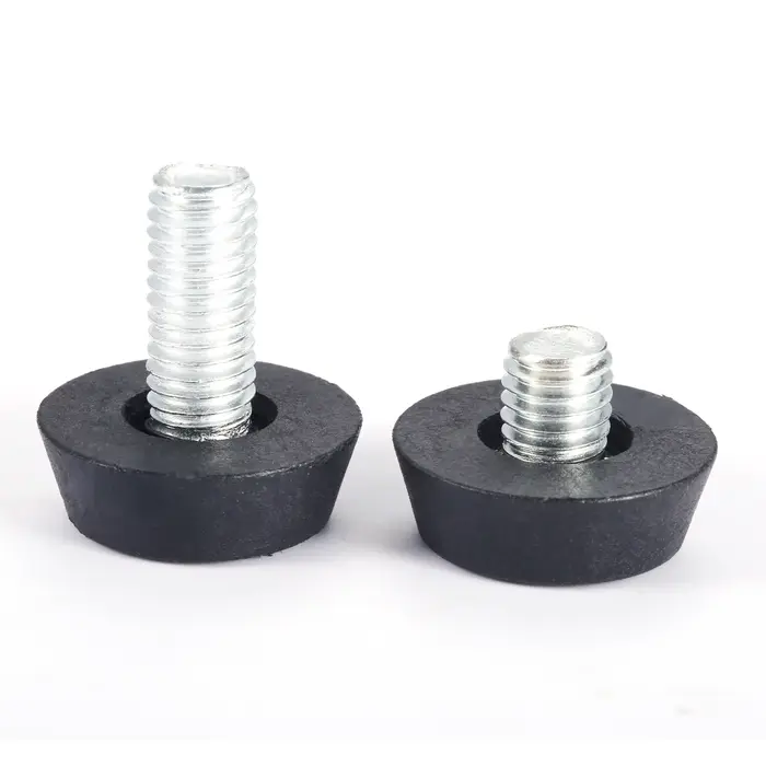 Niveleurs de meubles à filetage M6/M8 x 23mm, 10 pièces, diamètre réglable, tige d'équilibre à vis, 