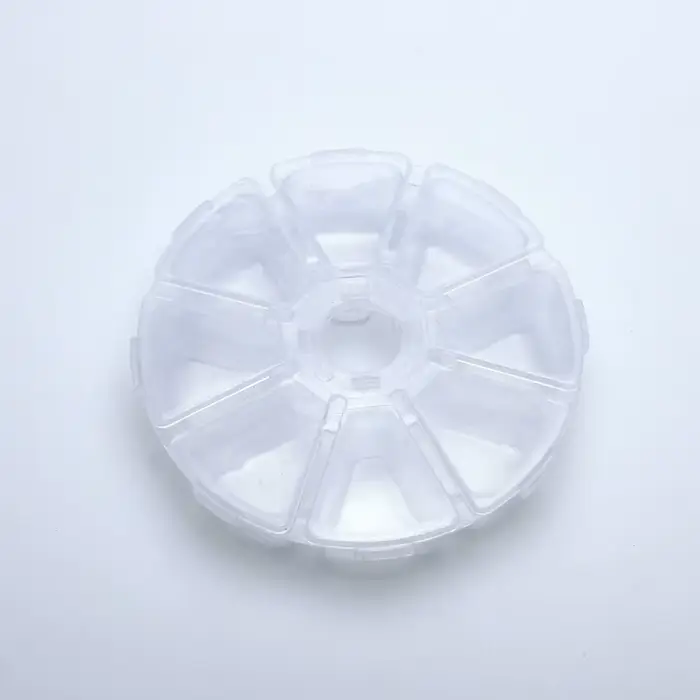 Boîte à outils ronde en plastique