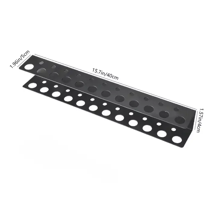 Support mural robuste pour 23 tournevis – Organisateur d'outils à main pour garage et atelier – Accessoire de rangement