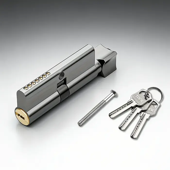 Cylindre de serrure de porte 70 mm