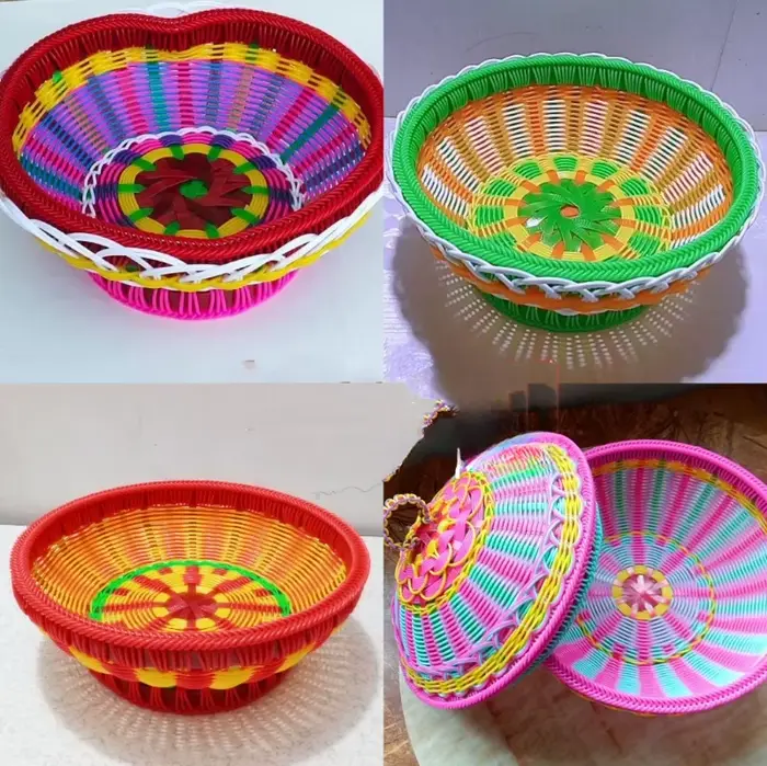 Matériau de réparation en rotin tissé bricolage, plastique pour panier en rotin, meubles en bande, 5