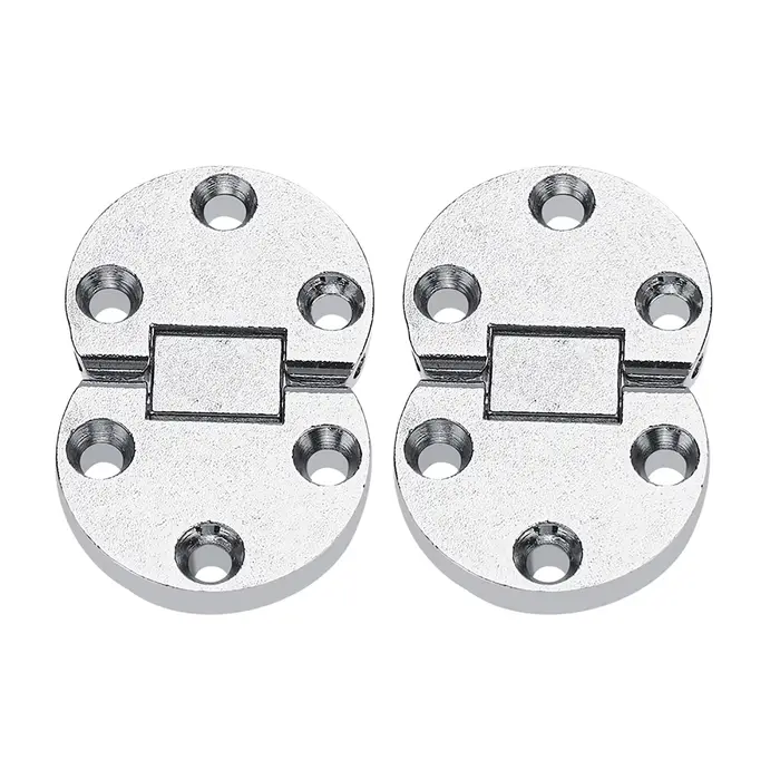Charnières de table pliante auto-portantes en alliage de zinc
