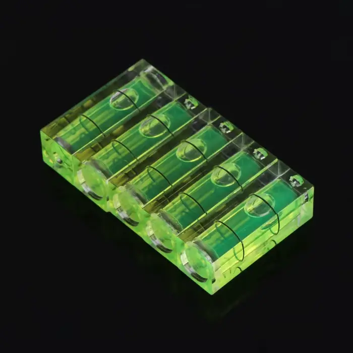 5 Pieces Mini Bubble Spirit Level 10x29mm Picture Hanging Small Square Levels