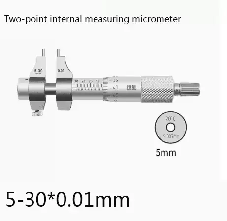 Micromètre de diamètre intérieur à trois griffes, mesure interne à trois points, diamètre intérieur,