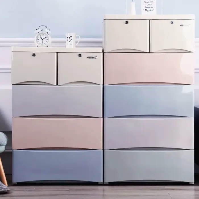 Armoire de rangement en plastique pour bébé