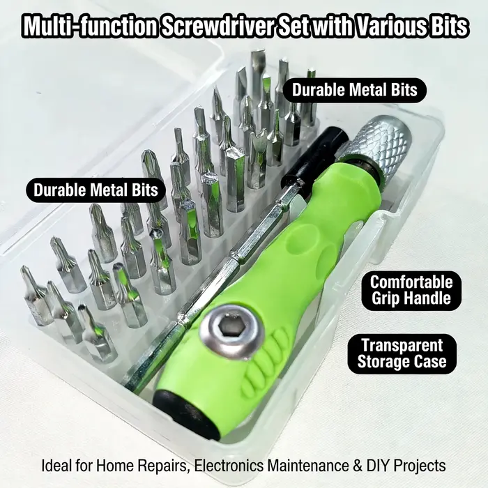 Ensemble de tournevis 32 en 1 - Gadgets polyvalents et innovants pour les bricoleurs | Cadeaux parfaits pour Noël