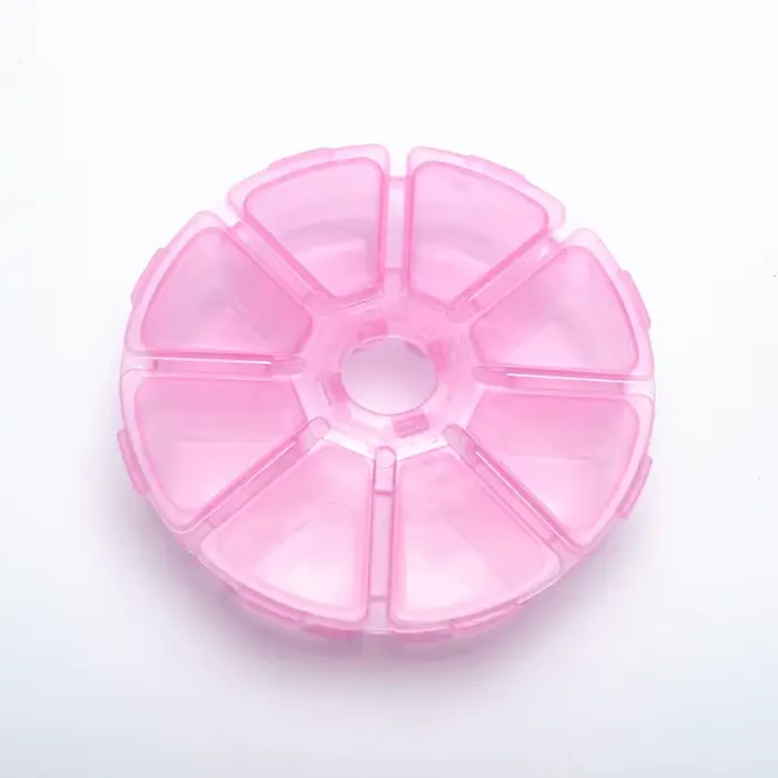 Boîte à outils ronde en plastique