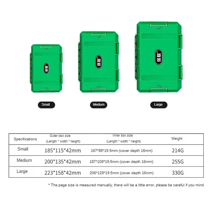 Étanche scellé petites pièces d'instruments de précision boîte de rangement d'outils