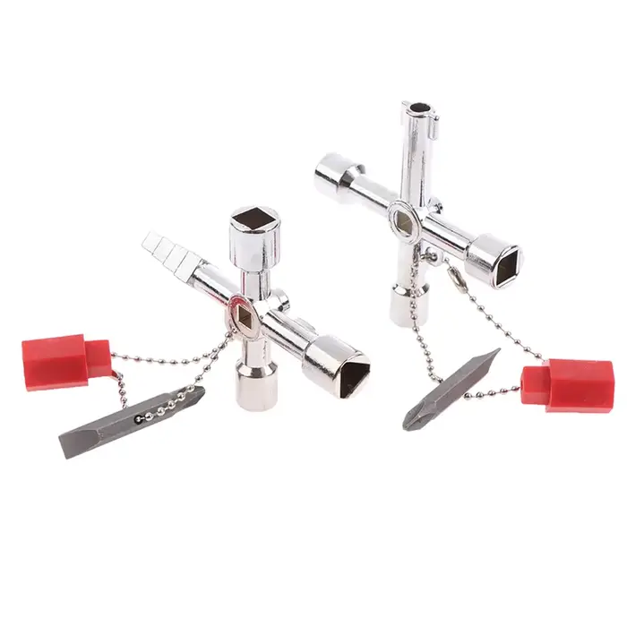 Clé triangulaire universelle multifonctionnelle, Plombier prédire, 4 voies