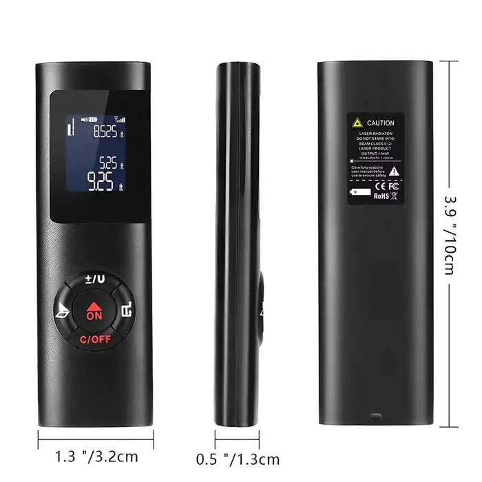 JQ40-Télémètre laser numérique portatif, 40 m, 60m