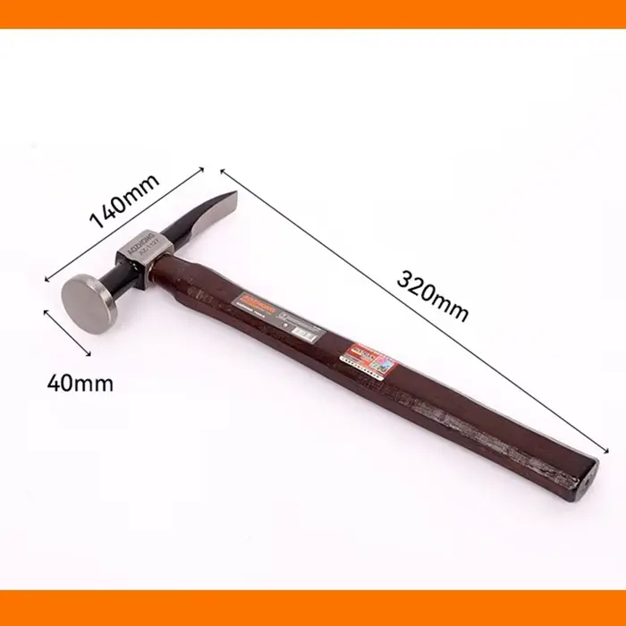 Marteau à cuir professionnel en acier au carbone à double tête pour outils de maroquinerie et de tôl