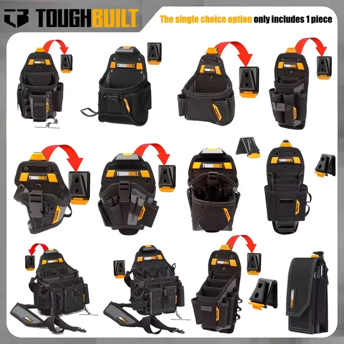 TOUGHBUILT électricien menuiserie outil sac de rangement série résistant à l'usure multifonctionnel 