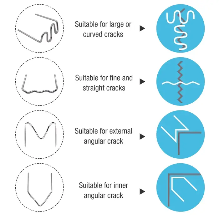Soudeurs en plastique pratiques 50W, outils de Garage, agrafeuses à chaud, Machine de réparation d'a