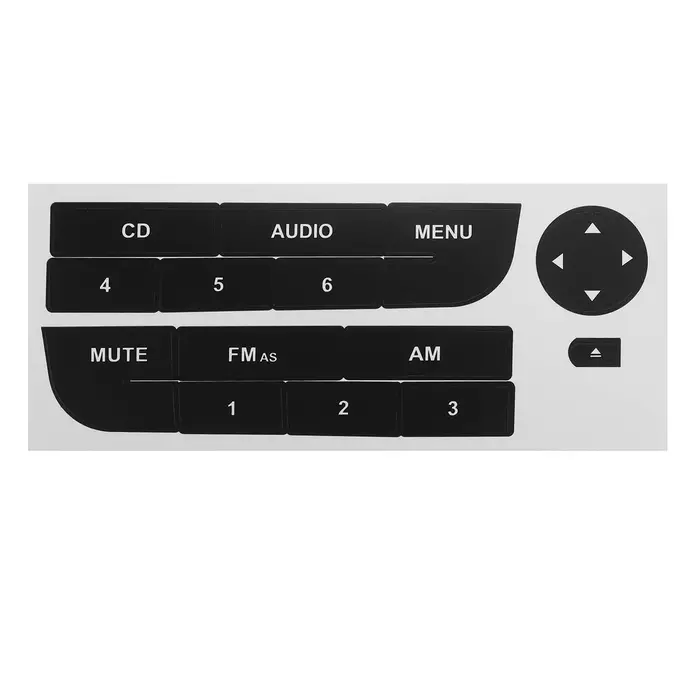 Autocollant de réparation de bouton intérieur de voiture