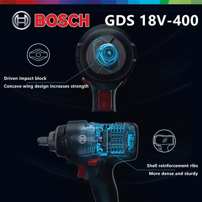 Bosch-Torque de tournevis à percussion sans fil sans balais