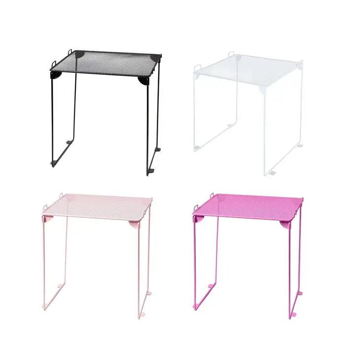 Étagère de rangement pliable en métal