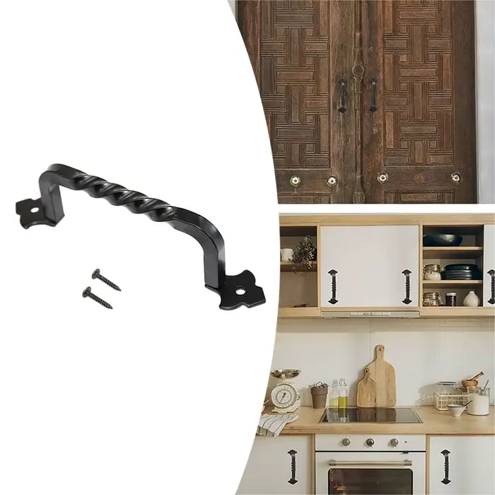 Poignée de porte de grange pour portes de jardin en bois