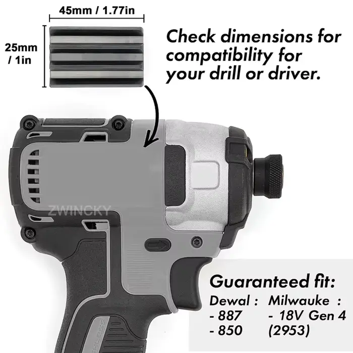 Support magnétique pour embouts de perceuse, pour visseuses à chocs Dewal/Milwaukee et perceuses éle