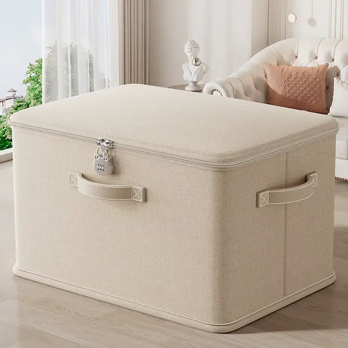 Grande boîte de rangement avec serrure