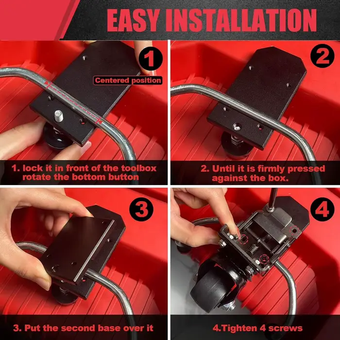 Roue pivotante pour boîte à outils roulante Packout