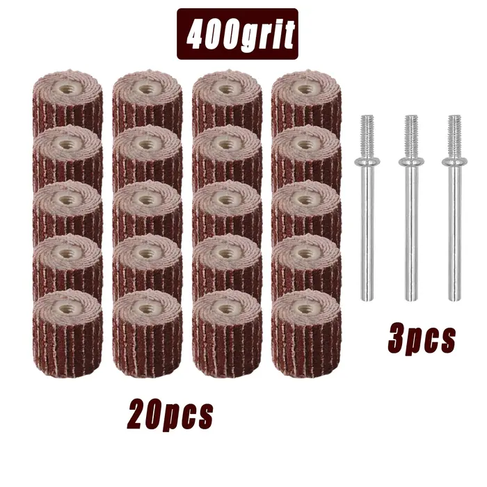 Roues de ponçage à lamelles de 10mm