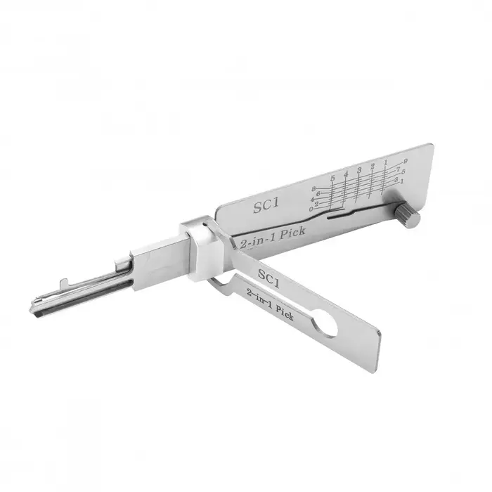 Pour serrurier professionnel Lishi 2 en 1 outil SC4 SC1 SS001 Pro SS002 Pro SS002R R52 KW1 KW5 outils pour porte de maison clé civile