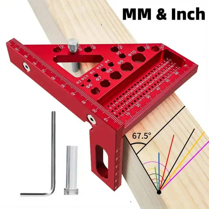 Règle de mesure multi-angle 3D