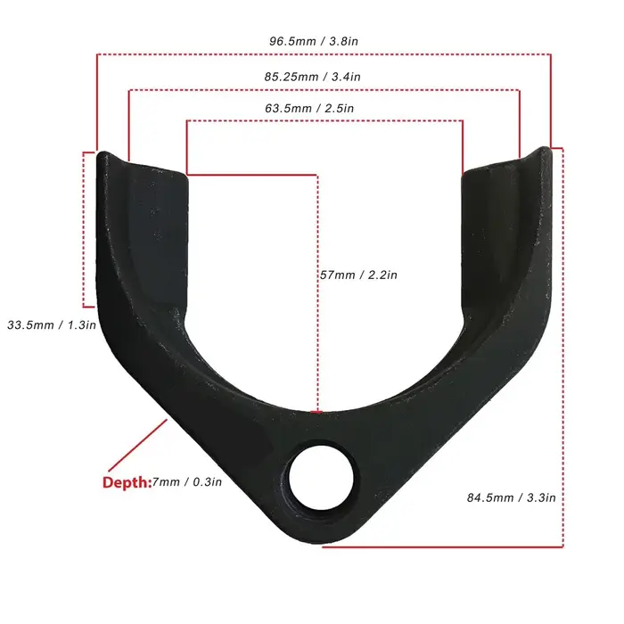 Adaptateur de marteau coulissant en acier au carbone pour joint CV