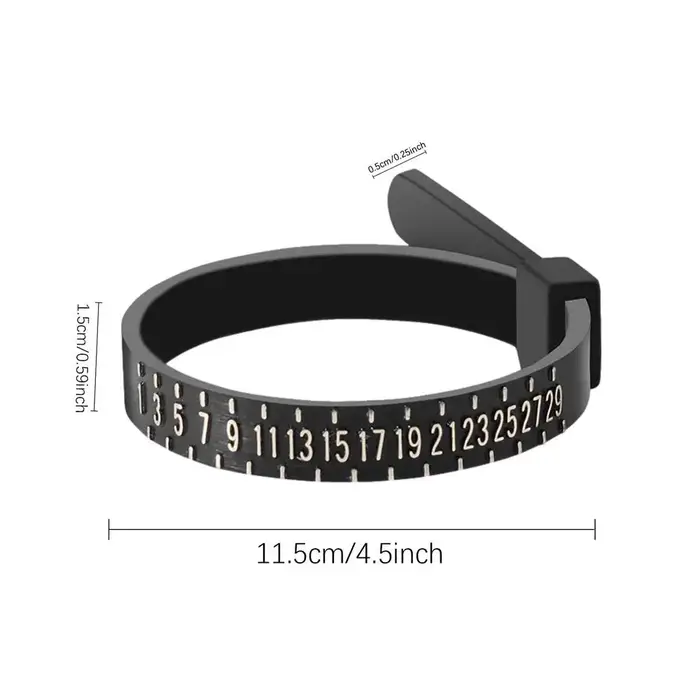 Instrument de mesure de la taille de bague (1 pièce) – Outil