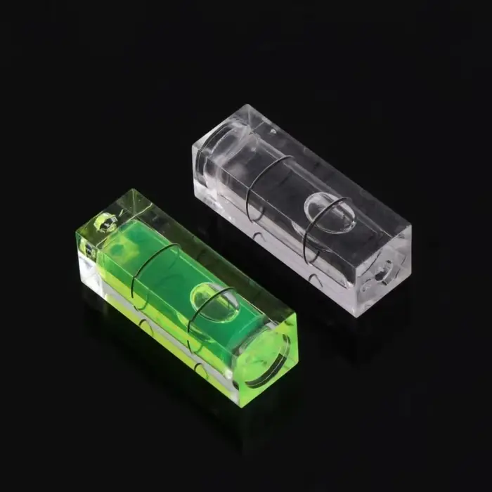 29 mm x 10 mm niveau carré mini bulle nivellement petits niveaux 5 pièces