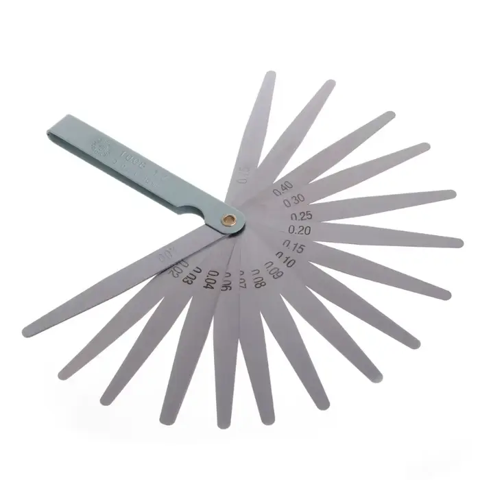Jauge d'épaisseur à 17 lames 0.02-1.00mm