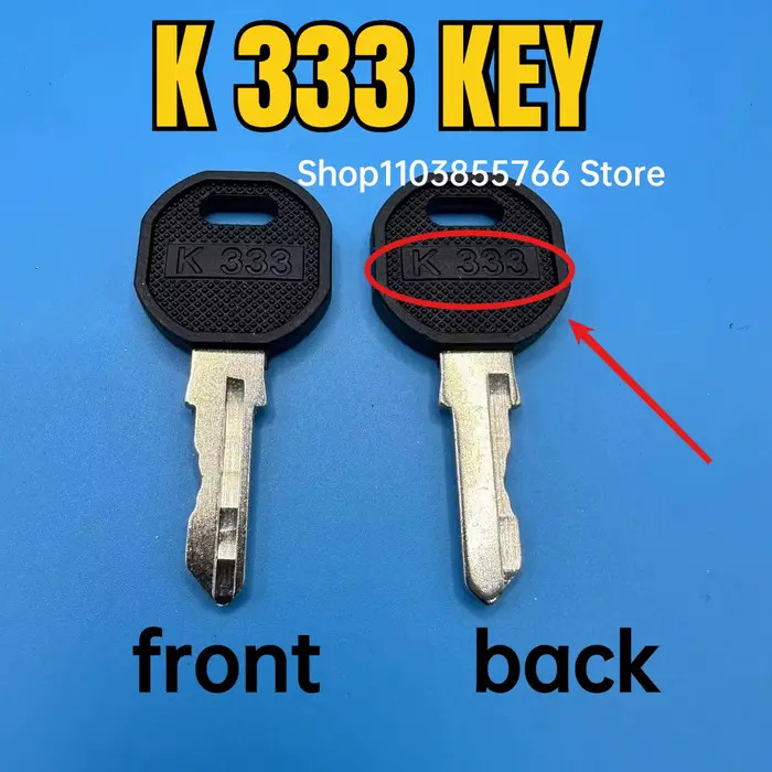 K 333 2 pièces 1108-U35 EMKA K333 clés 1333 pas clé DIRAK GEGE GHE maille ASSMANN