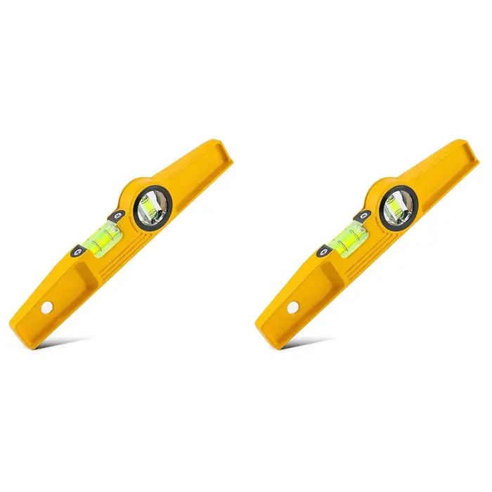 VELIF-2Pcs niveau magnétique moulé sous pression de 10 pouces, niveau à bulle d'échafaudage professi