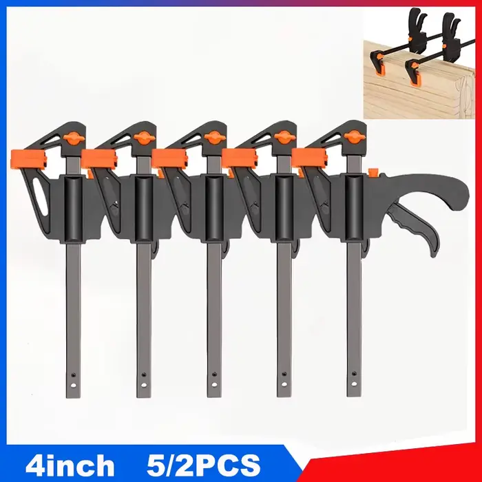 5/2 pièces barre de travail pour le travail du bois 4 pouces pince ensemble dur rapide cliquet libér