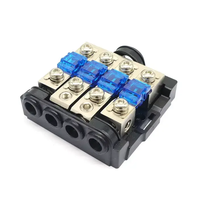 Boîtier de protection de fusible de haute qualité pour système audio de voiture avec capsule