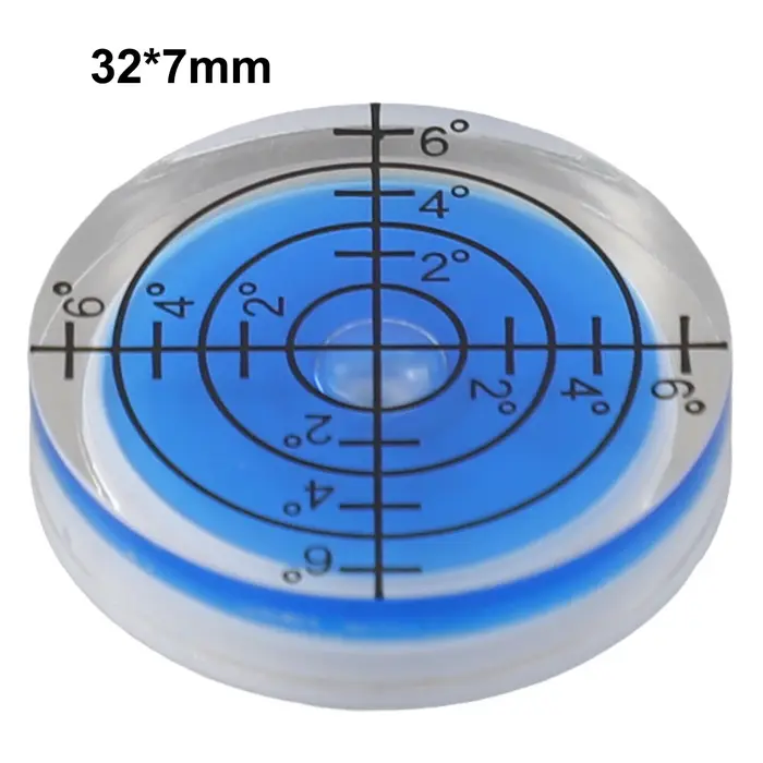 Niveau à bulle horizontal rond de 32x7mm