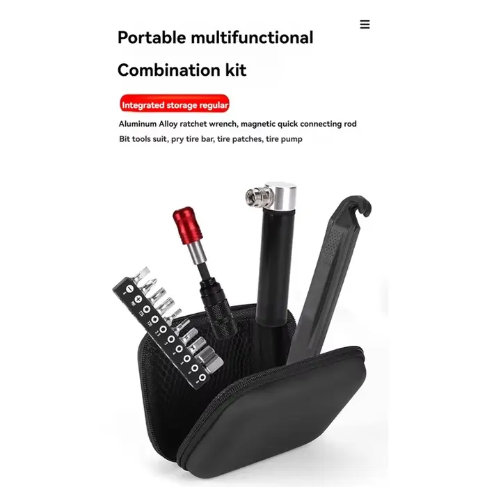 FSTE-clé à cliquet jeu d'outils douille multi-fonction outil réparation boîte à outils réparation VT