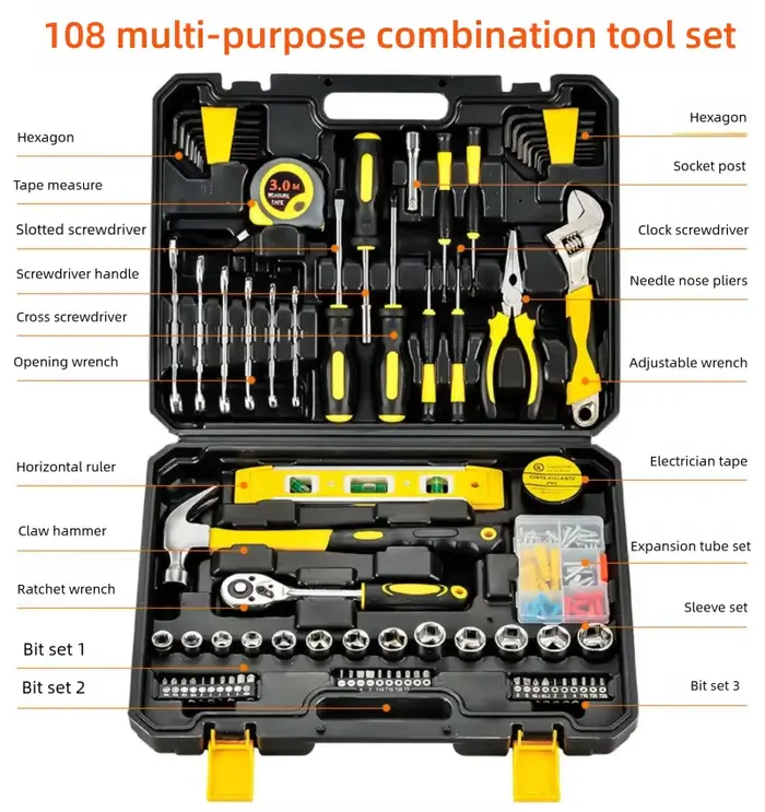 Coffret d'outils 108 pièces