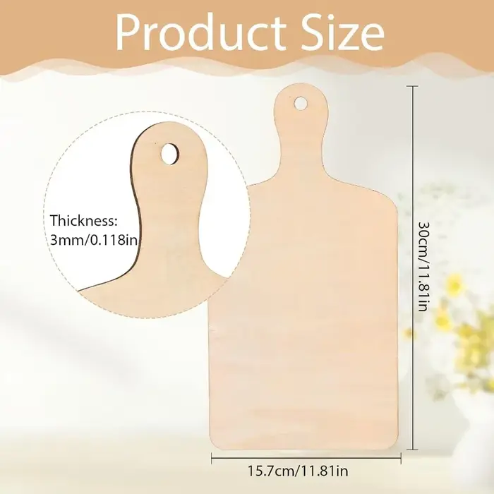 Planche à découper de grande taille 30x16cm