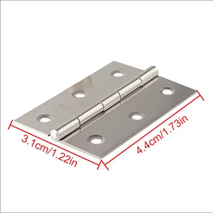 Charnières de porte en acier inoxydable