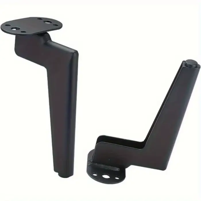 4 pièces bricolage meubles jambe pour armoire TV armoire tiroirs Table de chevet charge jambes métal