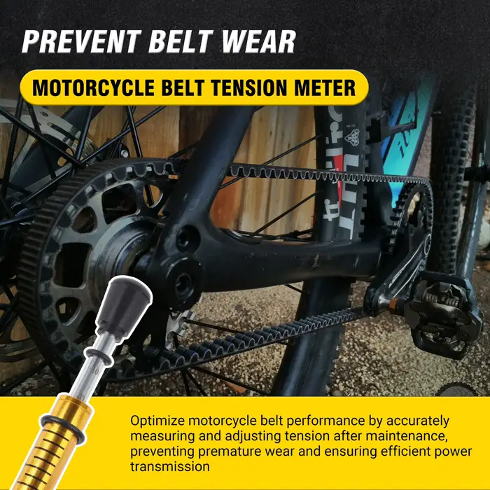 Jauge de Tension de ceinture de moto en métal