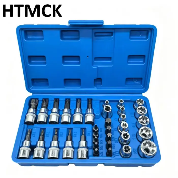 Jeu de douilles Torx professionnelles 34 pièces