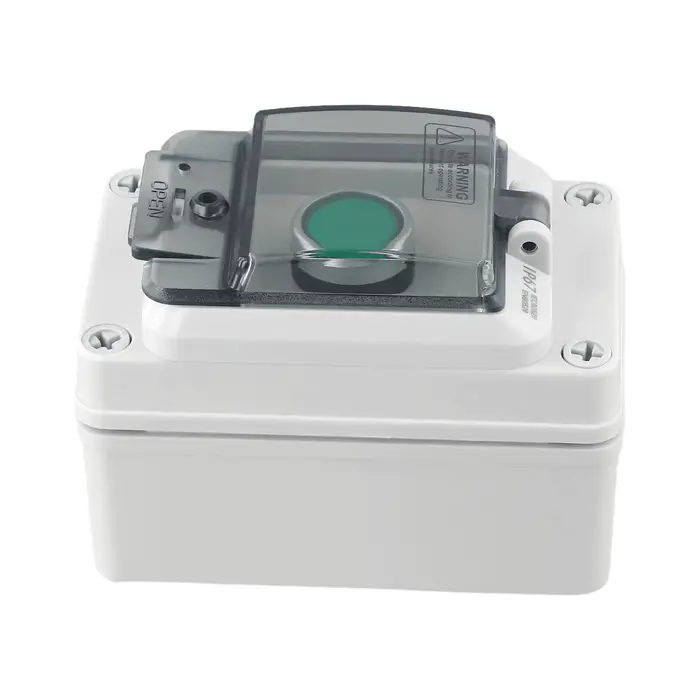 Boîtier de commande extérieur IP66 à bouton-poussoir