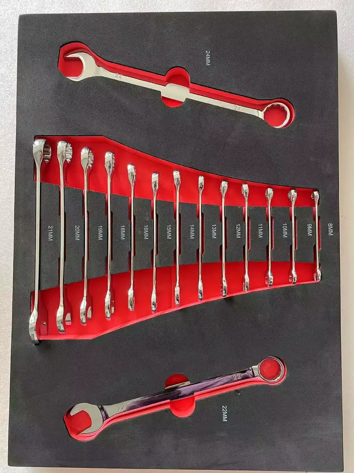 258 pièces ensemble d'outils mécaniques coffre armoire à outils boîte