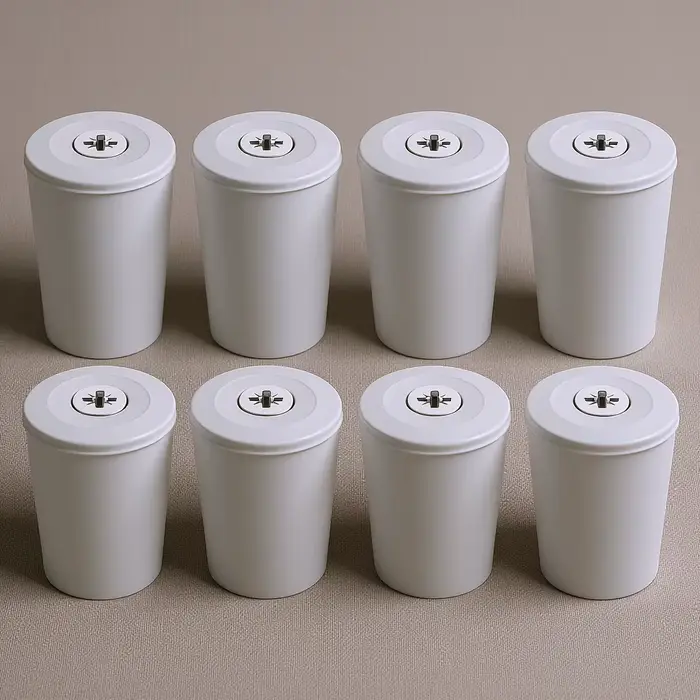8 pièces volets à roulettes arrêt tampon limiteur bouchons en plastique robuste volet réparation remplacement