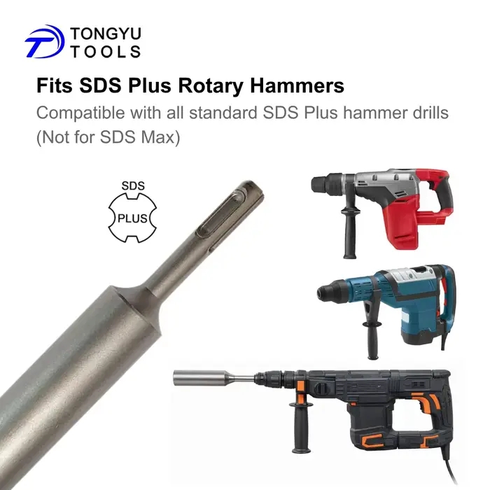Embout de vissage SDS Plus pour tiges de terre de 1/2