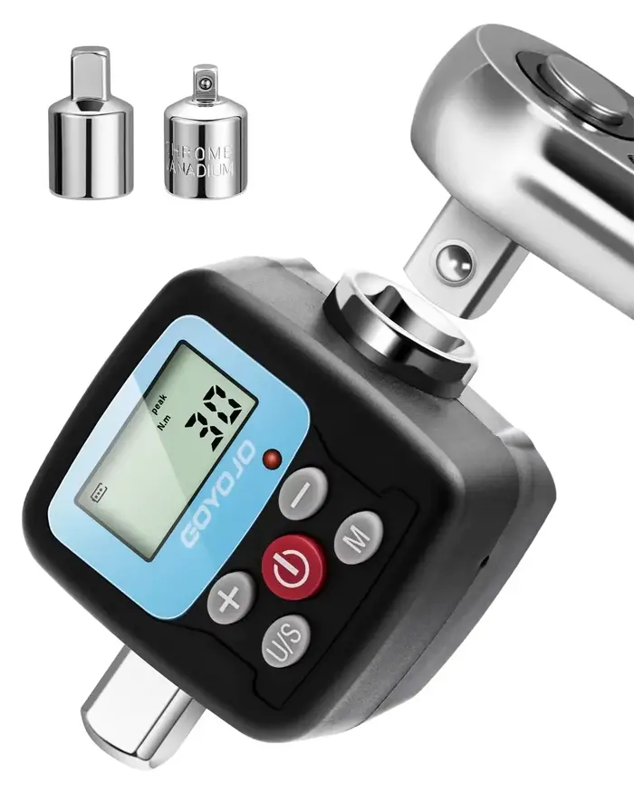 GOYOJO Adaptateur de clé dynamométrique numérique – Convertisseur et compteur d'outils dynamométriqu