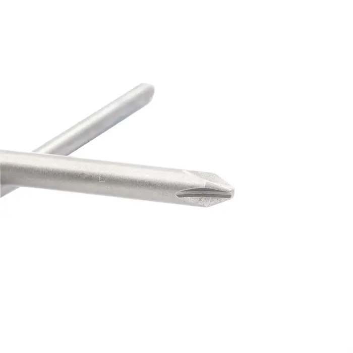 Embout de tournevis Phillips en acier allié S2, 50mm 75mm 100mm 150mm, 12 pièces/15 pièces, avec emb